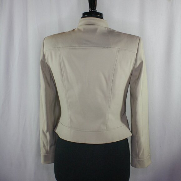 Bagatelle Short Jacket Tan Beige Size 6 - Picture 3 of 4